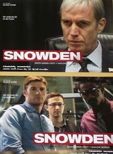SNOWDEN - Jeu de cartes de lobby - Joseph Gordon-Levitt, Shailene Woodley, Oliver Stone