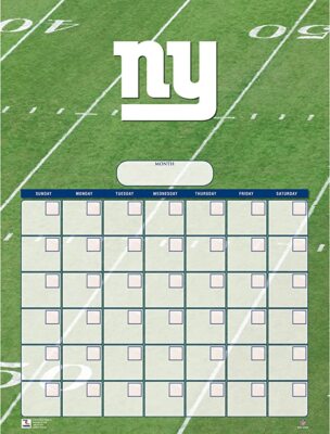 NFL Jumbo Dry Erase Sports Calendar | eBay