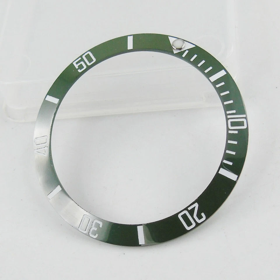 Light Green New 38MM*30.6MM Watch Ceramic Bezel Insert Fit 40MM GMT SUB Watch - Image 4 of 4