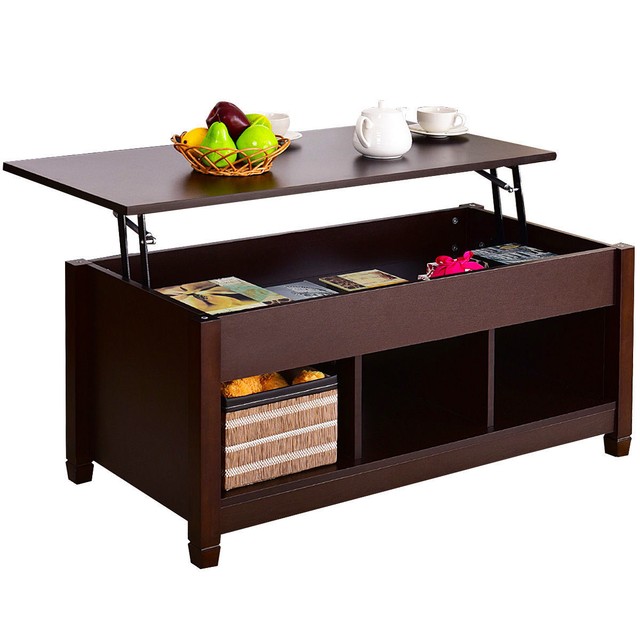 Modern Wood Lift Top Coffee End Table With Storage E Living Room Furniture Modern Wood Lift Top Coffee End Table With Storage E Living Room Furniture