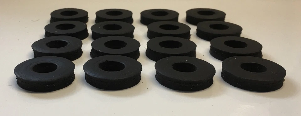 Juego de 16 espaciadores de goma grillete 604 camioneta Chevy GMC 1937-1959 Foto 2 de 3