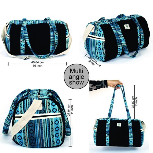Duffle Bag Gift For Boho Men Women Travelling Luggage Gym Bag Weekender Bag - Picture 32 of 91