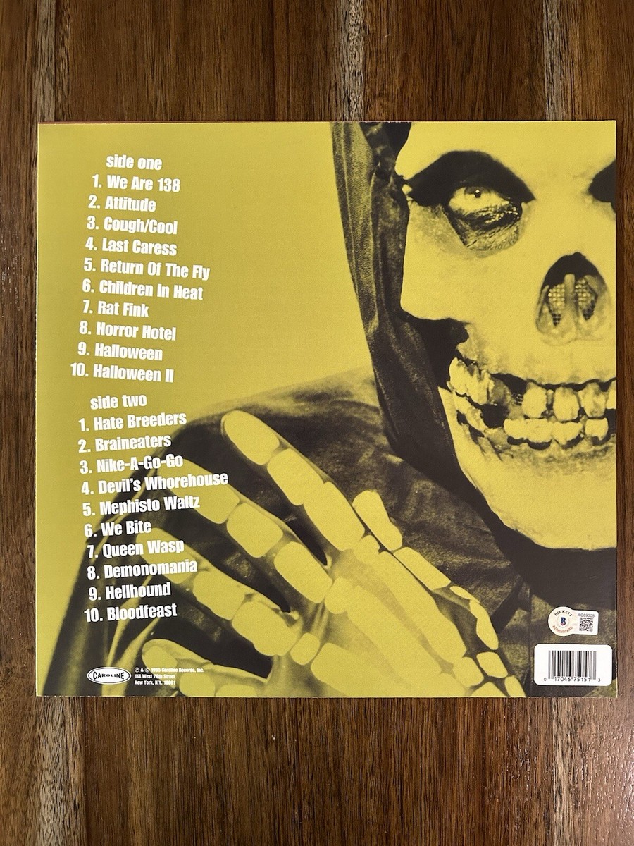 The Misfits' Signed Vinyl Album Collection Danzig, Jerry Only
