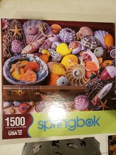 Springbok Seashells Vacation Treasures Puzzle Islands Florida Travel Made in USA