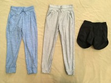 All In Motion Jogger Pants Shorts Small Girls 6/7 Lot Athletic Casual