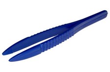 Plastic tweezer for watch battery replacement