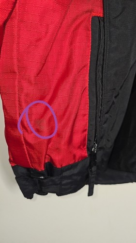 Polaris Racing Jacket Youth Size XL 18 Red Black Kids Snowmobiling Racing - Picture 5 of 22