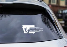 Iowa Defend Life Vinyl Cut-Out Pro-Life Vinyl Cut-Out Sticker