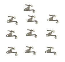 House Guard Satin Nickel Door Hinge pin stop stopper Brushed  1 5 10 25