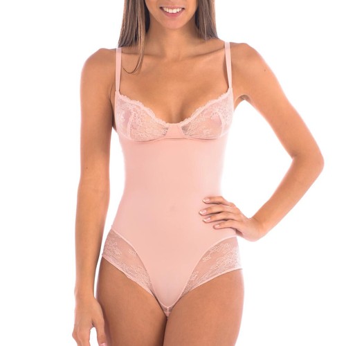 Bodysuit Shaper With Sexy Lace Detail Blush - Bild 1 von 19