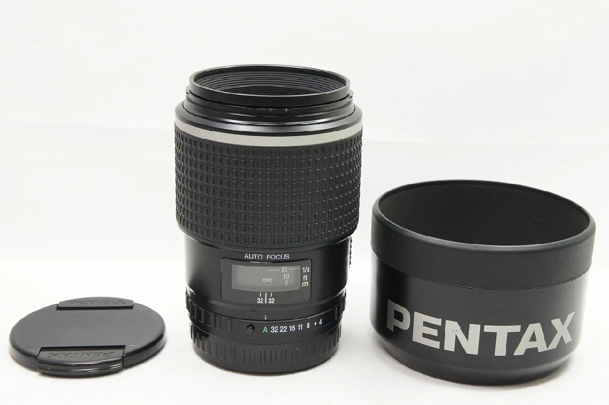 Pentax smc PENTAX FA 645 120mm F4 MACRO medium format lens with AF hood 220926d