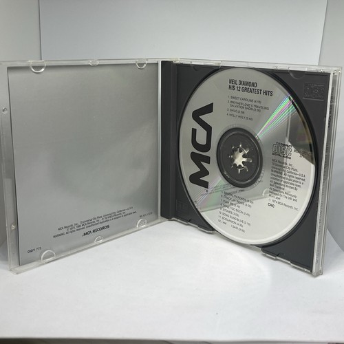 Neil Diamond - His 12 Greatest Hits (CD, 1985) MCA Records - Picture 4 of 6