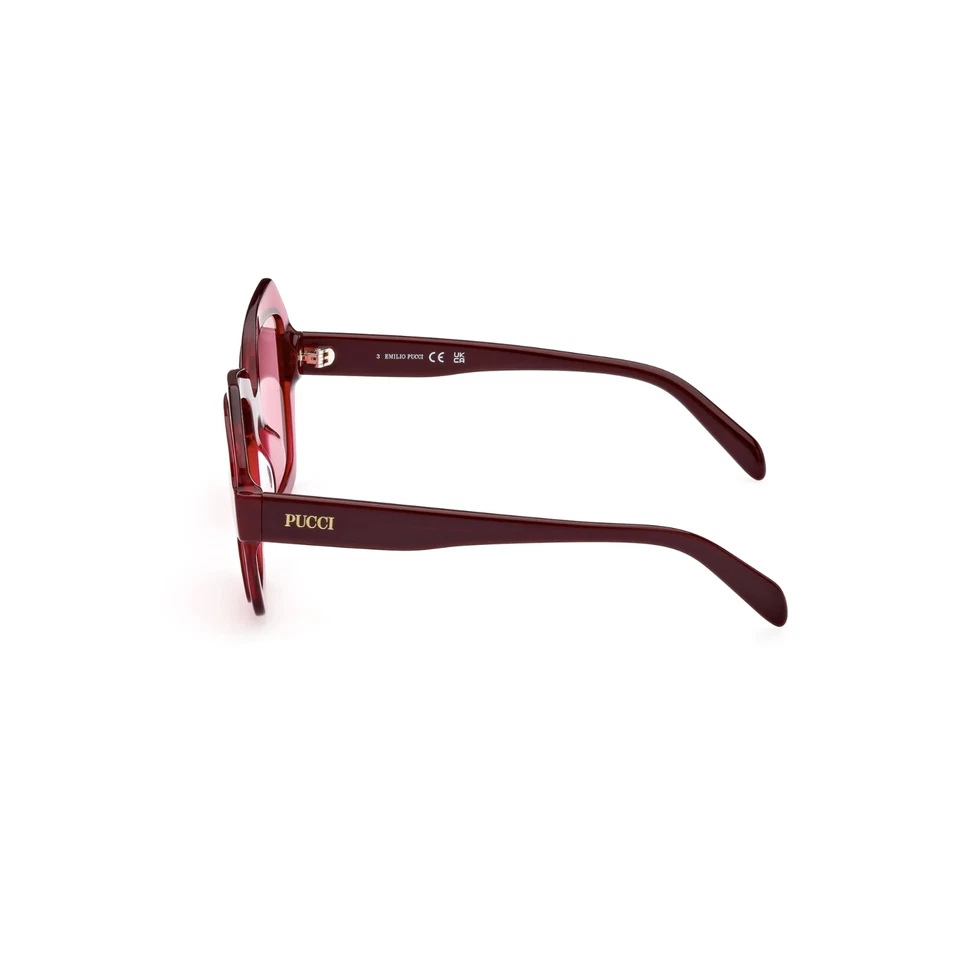 Gafas de sol Emilio Pucci EP193 69S rosa cuadradas de gran tamaño marco de plástico 53-20-140 Foto 2 de 4