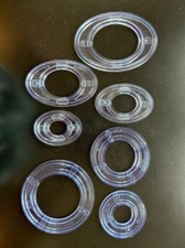 Creative Memories Lot of 7 Cutting System Patterns: Oval and Circle