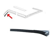 Fensterführung / Dichtung hinten rechts für BMW E30 Cabrio Verdeck Dach