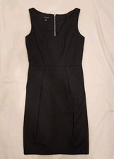 Ivy + Blu Little Black Cocktail Dress V-neck Sleeveless Sz 0