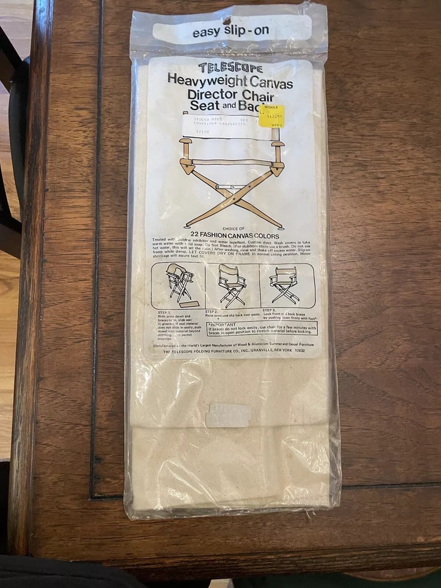 Telescope director chair replacement canvas sale