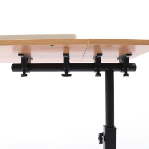 Laptop Desk Angle, Height Adjustable Rolling Cart Over Bed Hospital Table Stand - Picture 15 of 22