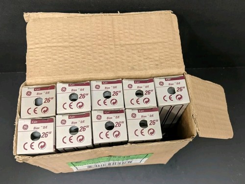 9 GE F26DBX/840 COMPACT Fluorescent Lamp 26 Watts Biax D-2 Pin Light Bulb 20534 - Picture 5 of 7