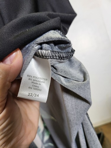 Avenue Maxikleid tropisch Blumen schwarz/rosa Blumen Größe 22/24 - Bild 10 von 11