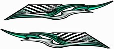 Auto Vehicle Wrap Flags Boat Car Graphics Decals Vinyl Stickers Flag 55 Set