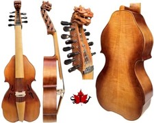 Carved scroll SONG master 7x7 strings 25 1/2" viola da gamba,elegant sound