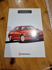 Autobroschüre Vauxhall Calibra 1991 Englisch