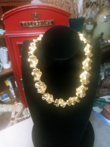 Vintage Gold Plated Necklace - image 1