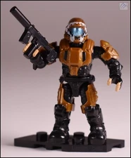 HALO MEGA BLOKS COPPER SHARK PADPRINT ODST METALLIC SERIES MINI FIGURE 97353