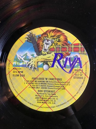 Rod Stewart Foot Loose & Fancy Free Viny 12" Record LP Booklet Riva 1977 RVLP 5 - Picture 9 of 15