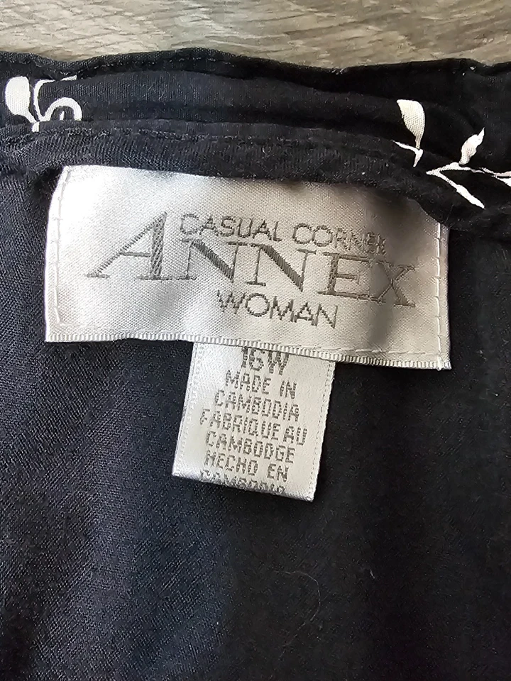 Повседневный угол приложение женщин трапециевидная юбка темно-синий белый цветочный с подкладкой колена длина 16 Вт - Изображение 3 из 4