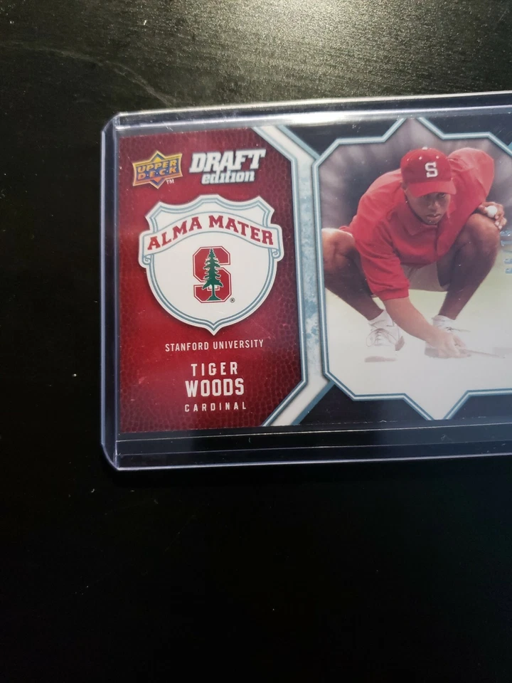 09-10 Upper Deck Draft Edition Limited Tiger Woods Golf Card /99 Stanford - Image 4 of 4