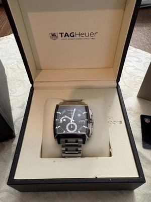 Tag Heuer Monaco LS Calibre 12 Chrono CAL2110.BA0781  w/ Box & Guarantee Card