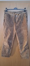 Lederhosen Trachtenlederhose Gr. 40 braun Echtes Leder lt. Etikett
