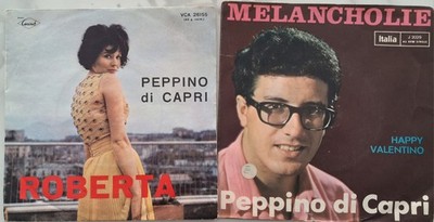 Peppino Di Capri - Roberta/Melancholic  (Italian and German 7inch Imports) VG/VG