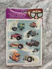 1983 Hallmark Diesel Fuel Scratch And Sniff Sticker Pack Silly Scents 