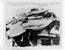 o68193 1960 orig photo disaster earthquake hits Agadir Morocco King Mohammed V t