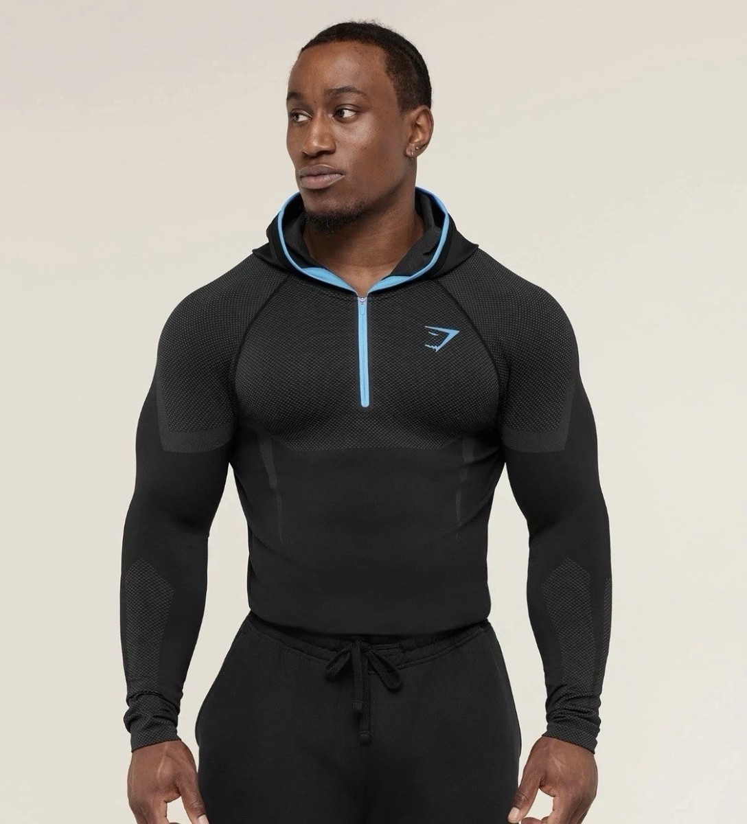 Gymshark Onyx V5 Hoodie Onyx Blue (Black/Blue) XL | eBay