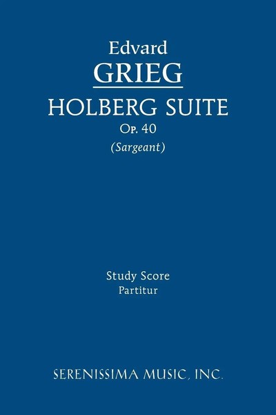 Holberg Suite, Op.40 Study Score Edvard Grieg Taschenbuch Englisch 2015-image