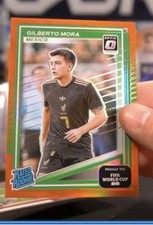 2026 Road to World Cup Panini Donruss Gilberto Mora /99 Orange 16yr Old Mexico