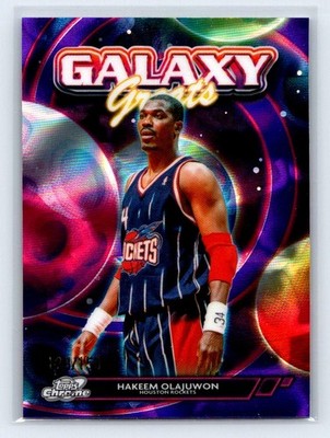 2025-26 Topps Cosmic Chrome Galaxy Greats Hakeem Olajuwon #GG-5 Rockets /150