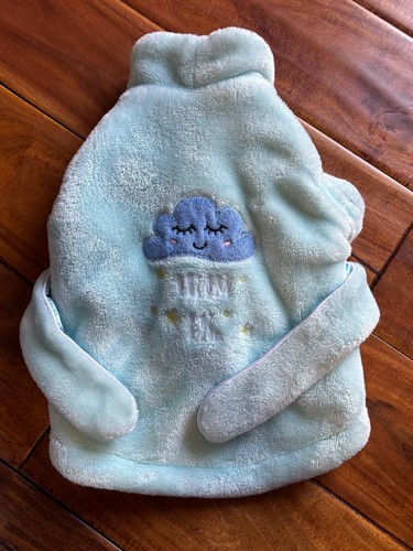 Top Paw Puppy Dog Sherpa Fleece Tie Waist Dream Big Cloud Bath Robe Size XS