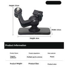 Magnetic Backpack Clip ABS Multi-Function for DJI Action 5 Pro/6 Action Camera
