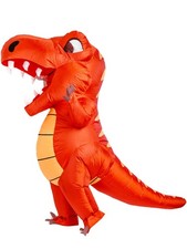 Adult Deluxe Inflatable Dinosaur Unisex Costume Mens Animals Costumes