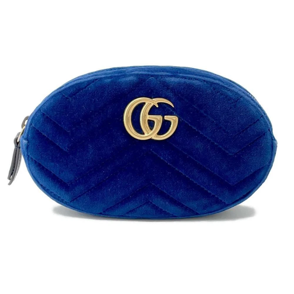 Gucci Waist Bag GG Marmont Velour Belt Bag 476434 GUCCI Bag Body Bag Peace of