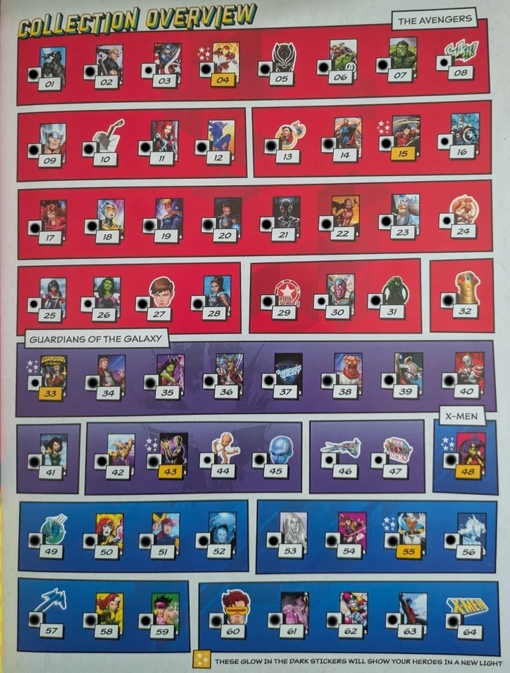 Loblaw Universe-Marvel Be a Hero Stickers Album Completed-Like New Condition - Image 3 of 4