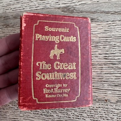 Souvenir Fred Harvey Playing Cards Great Southwest Original Box Complete