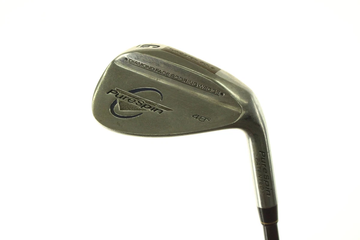 PURESPIN DWGOLF Diamond Face Scoring Approach 'A' Wedge 52* Undersize grip 35.5