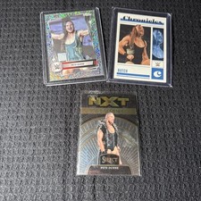 Pete Dunne 3 Card Lot 2025 Topps Chrome WWE Speckle /249, Chronicles & Select