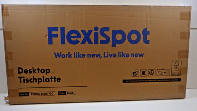 Flexispot Schreibtischplatte PR1206 Weiß Neu